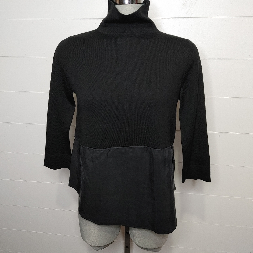 COS Black Turtleneck Sweater